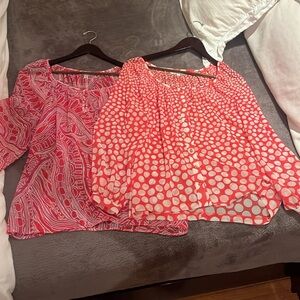 Trina Turk sheer tops